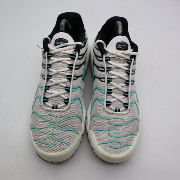 Nike Air Max Plus Tn Men's Size 10 Hyper Jade White Black Sneakers 604133-148 - Picture 2 of 11